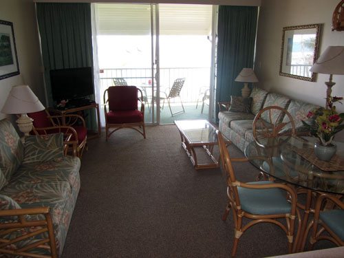 Interior room view Napaili Sunset Maui condo