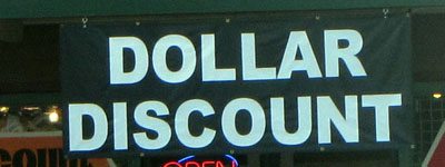 Dollar Discount store