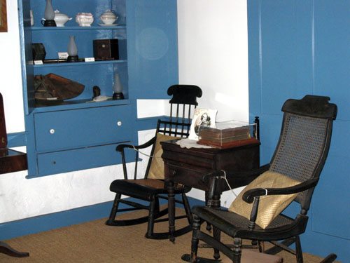 Living room of Baldwin Home museum