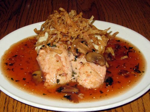 Koho restaurant fish entree