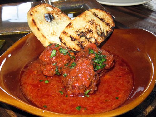 Meatballs Taverna Kapalua restaurant