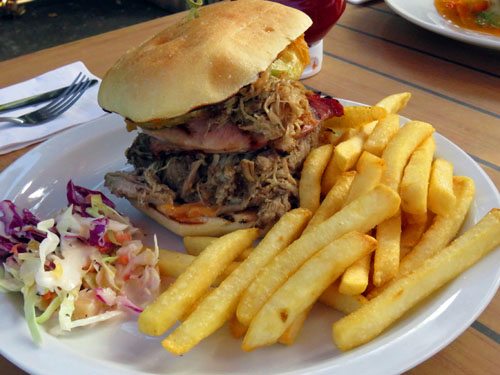 Ohana restaurant Kihei Cubano sandwich