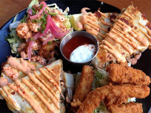 Down The Hatch Wharf Cinema Center sampler platter
