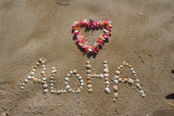 Maui Pronunciation Aloha in Sand