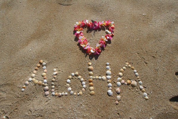 Maui Pronunciation Aloha in Sand