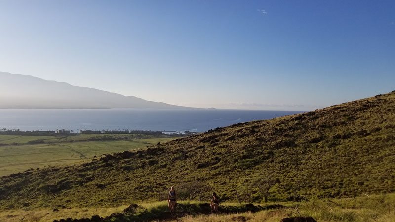 Lahaina Pali Trail view of coastline
