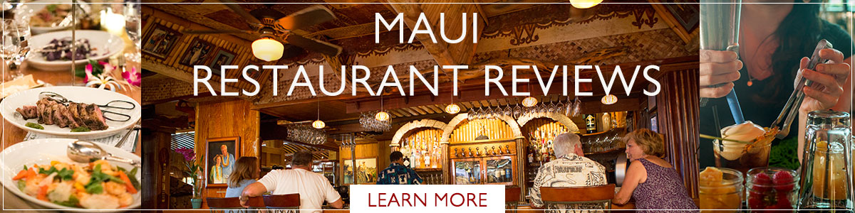 dining in Maui banner