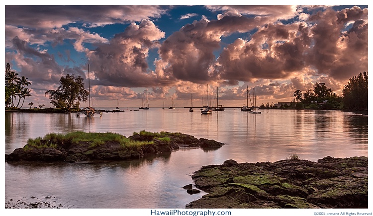 Hilo bay sunrise