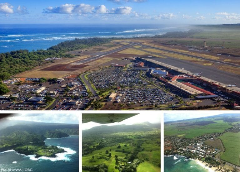 Maui Airports Codes, Comparisons Kahului, Kapalua, Hana