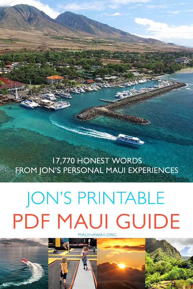 Jon's printable Maui Guide