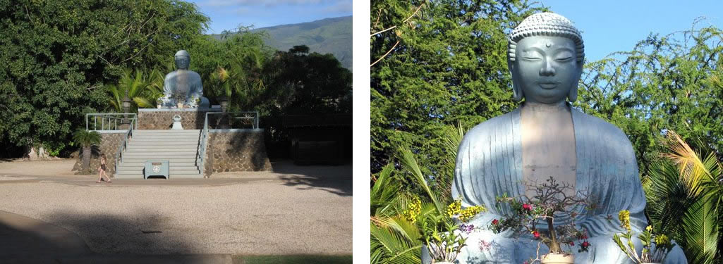 Giant Buddha Statue at Lahaina Jodo Mission