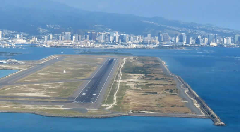 Runway at Honolulu Airport