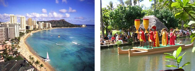 Waikiki and Polynesian Cultural Center