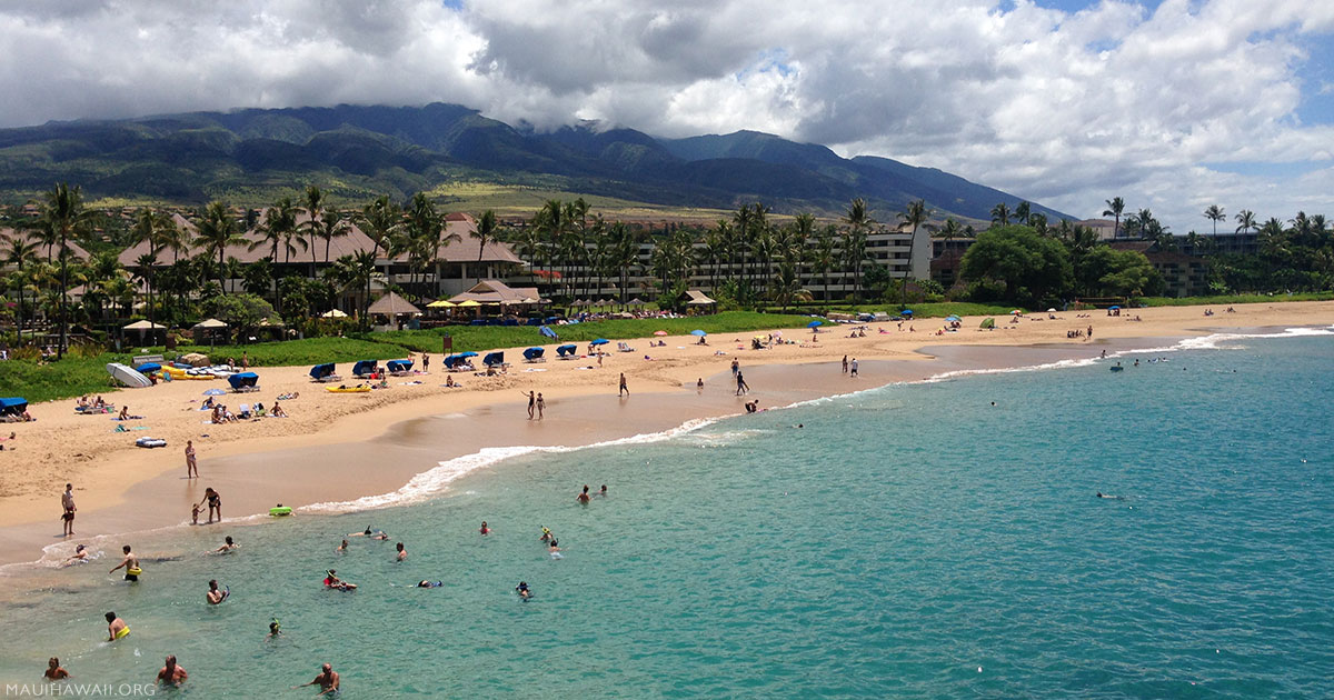 Map of kaanapali beach hotels