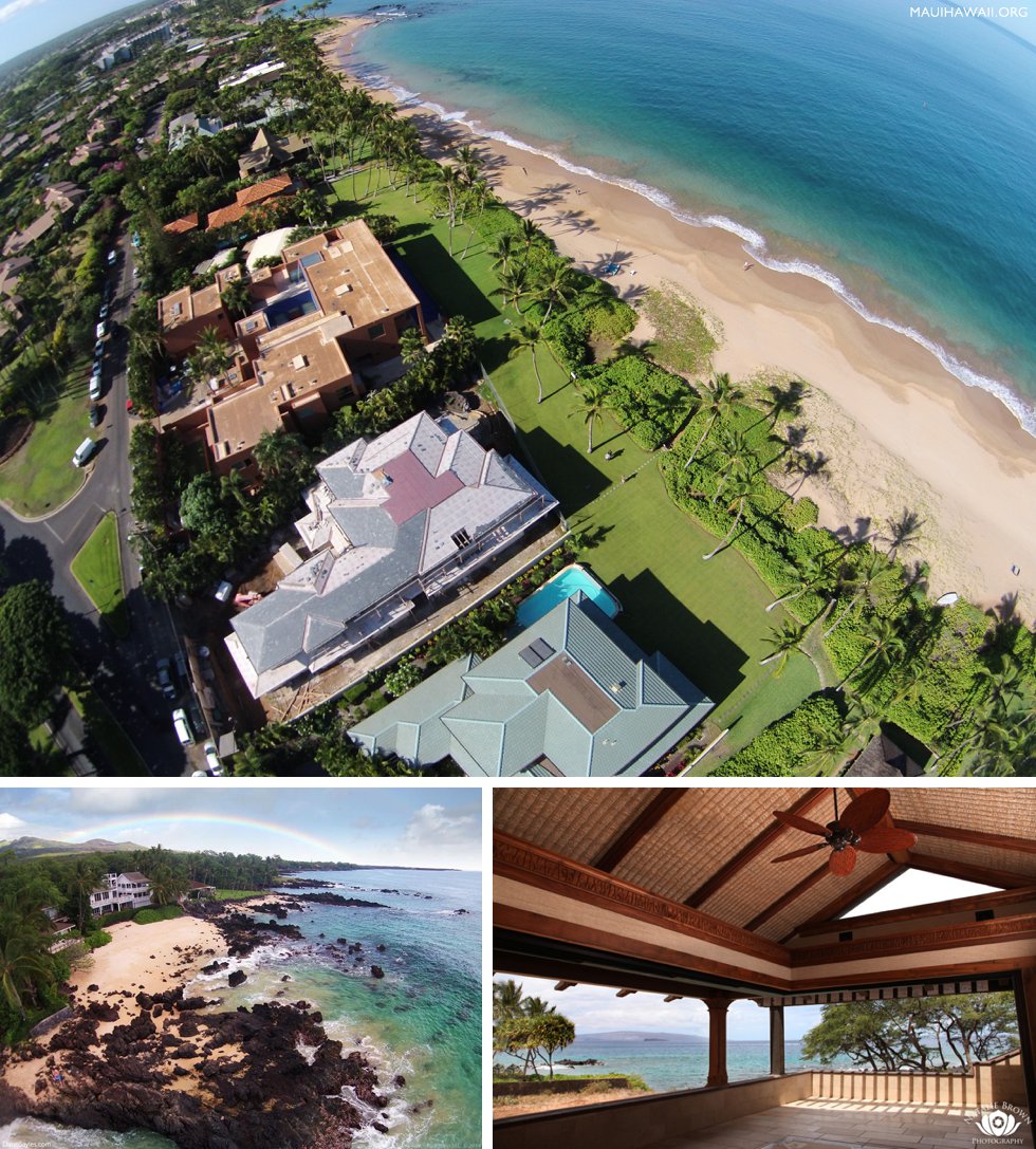 Oceanfront Maui homes