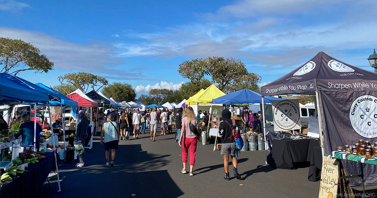 Farmers Markets on Maui Upcountry, Kihei, Kahului Swap Meet