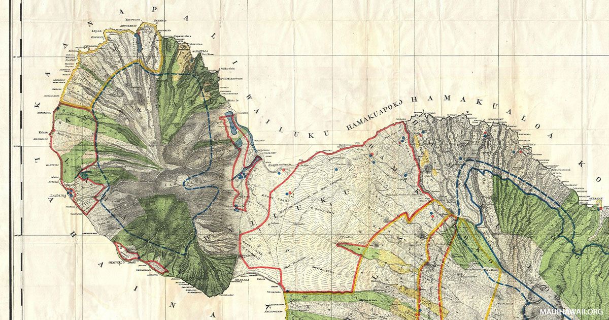 Map of North Kāʻanapali Beach - West Maui Beaches - Maui Hawaii