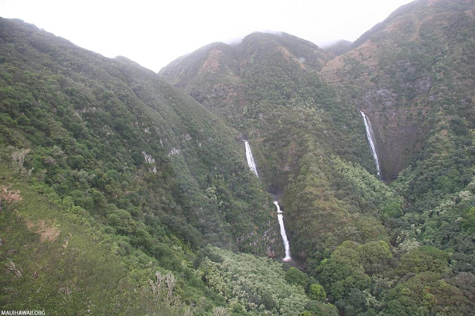 Molokai Activities Waterfalls From Helicopter