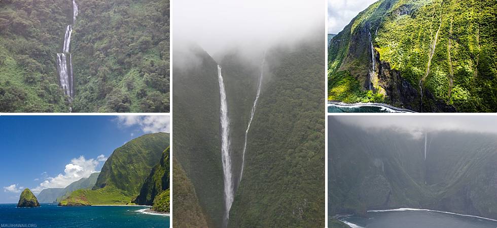 Fly Maui HI Review Molokai Waterfalls