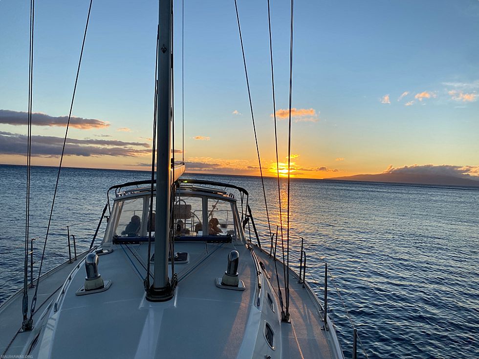 Honeymooning On Maui Sunset Sail