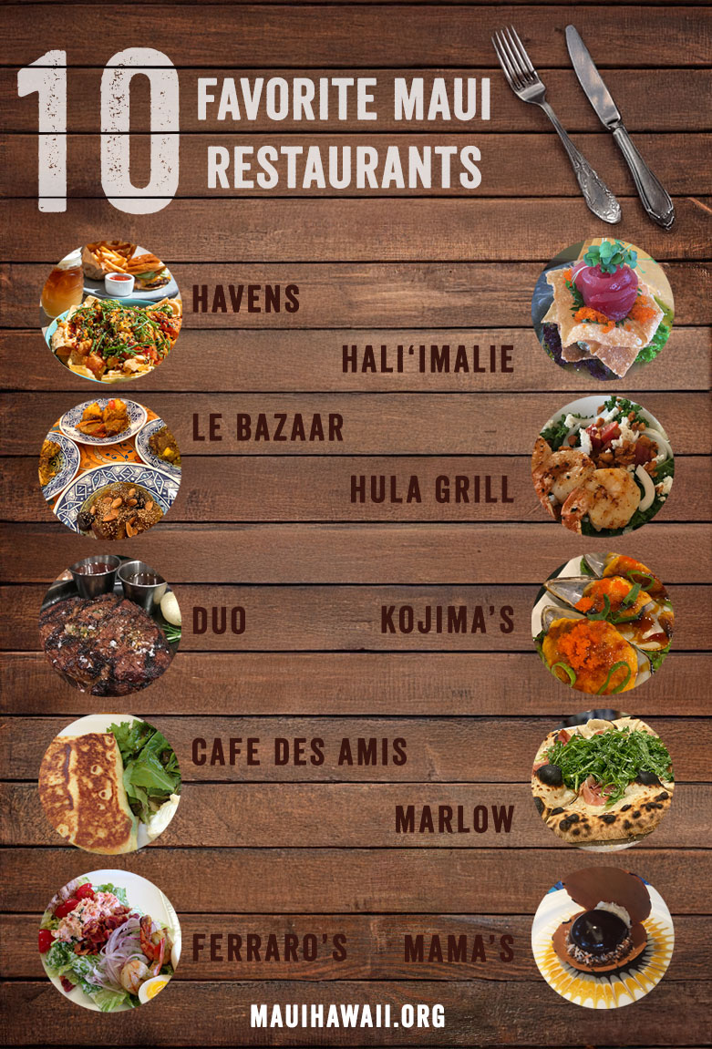 10 Maui Restaurants